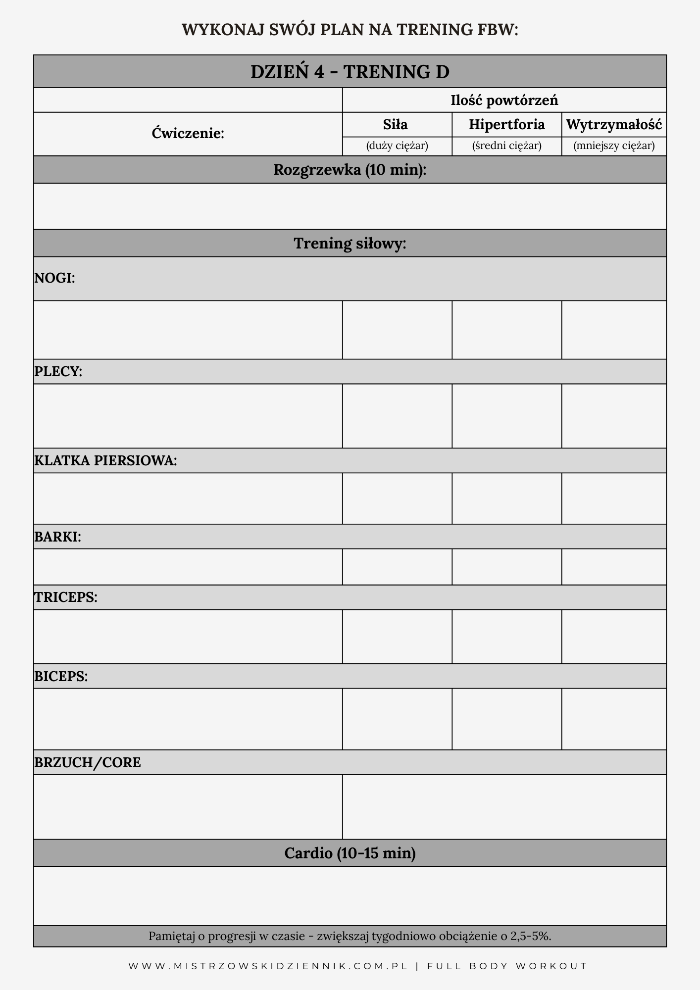 Trening FBW - Full Body Workout - obrazek 5
