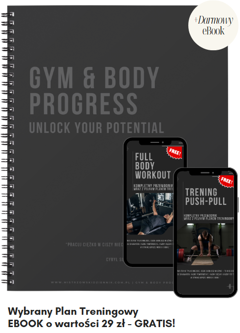 Planer Fitness Dziennik Siłownia Ebook GRATIS